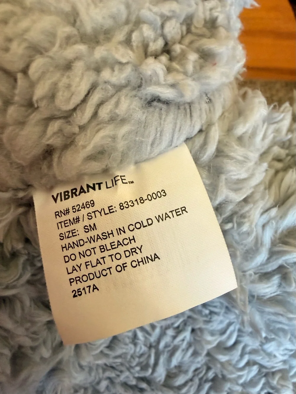 Vibrant Life Dog Sweater / Coat – Gray, Red & White – Size Small